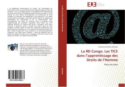 La RD Congo. Les TICS dans l’apprentissage des Droits de l’Homme
