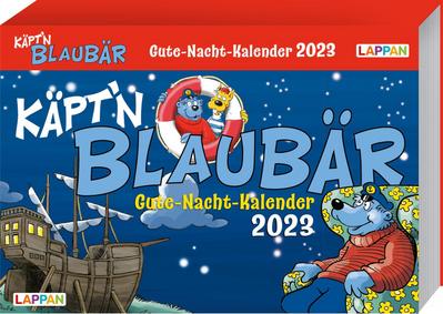 Gute-Nacht-Kalender 2023: Käpt’n Blaubär Abendabreißkalender für Kinder