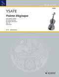 Poème élégiaque op.12pour violon et piano