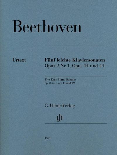 Fünf leichte Klaviersonaten op. 2 Nr. 1, op. 14 und op. 49