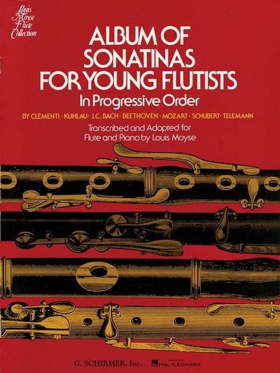 Album of Sonatinas for young flutistsin progressive order für