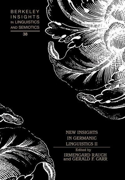 New Insights in Germanic Linguistics II