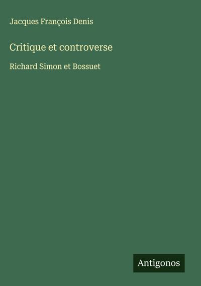 Critique et controverse