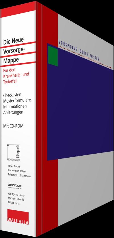 Die Neue Vorsorge-Mappe, m. CD-ROM