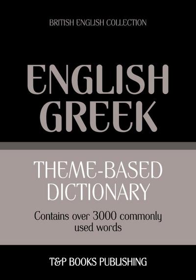 Theme-based dictionary British English-Greek - 3000 words