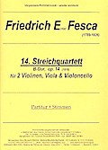 Streichquartett B-Dur Nr. 14Partitur und Stimmen