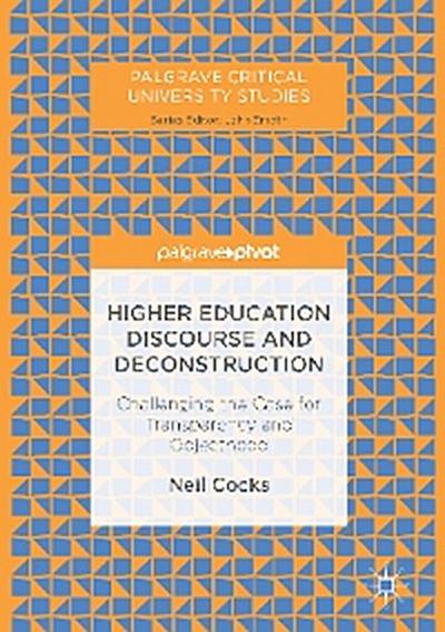 Higher Education Discourse and Deconstruction