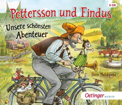 Pettersson und Findus. Unsere schönsten Abenteuer, 5 Audio-CD