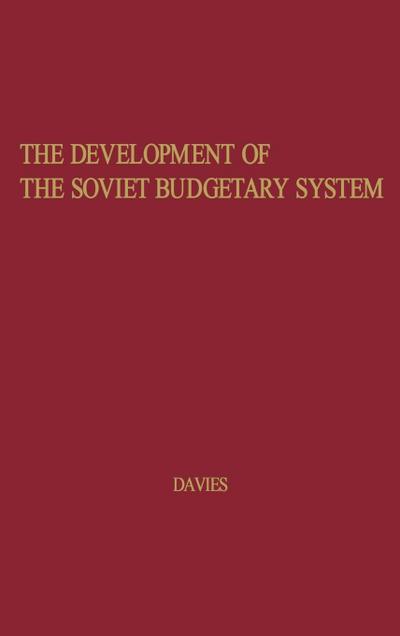 The Development of the Soviet Budgetary System