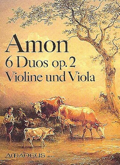 6 Duos op.2für Violine und Viola