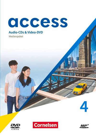 Access Band 4: 8. Schuljahr - Allgemeine Ausgabe 2022 - Audio-CDs und Video-DVD 