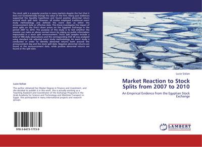 Market Reaction to Stock Splits from 2007 to 2010 - Lucie Sislian
