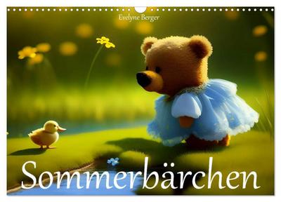 Sommerbärchen (Wandkalender 2026 DIN A3 quer), CALVENDO Monatskalender
