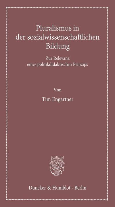 Pluralismus in der sozialwissenschaftlichen Bildung.