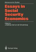 Essays in Social Security Economics