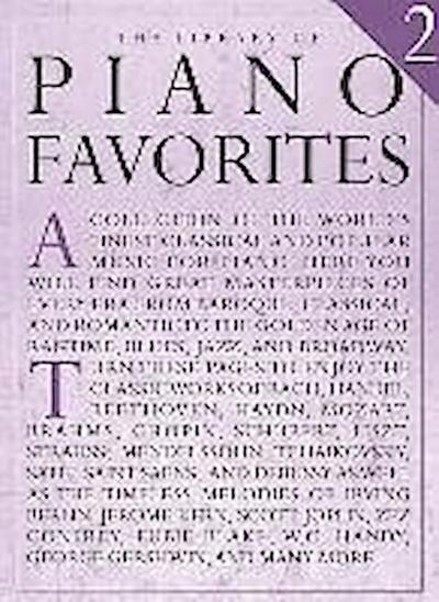 Library of Piano Favorites - Volume 2