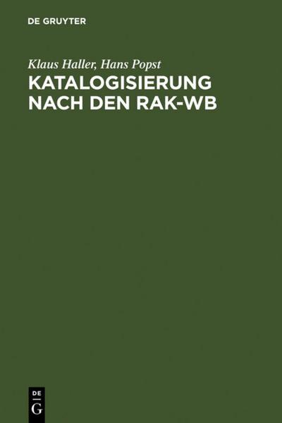 Katalogisierung nach den RAK-WB