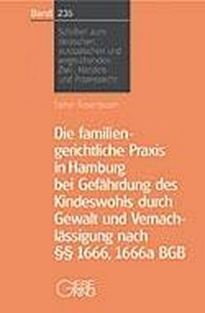 Die familiengerichtliche Praxis in Hamburg bei Gefährdung des Kindeswohls durch Gewalt und Vernachlässigung nach Paragraphen 1666,1666a BGB