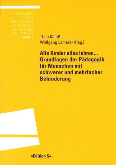 Alle Kinder alles lehren..
