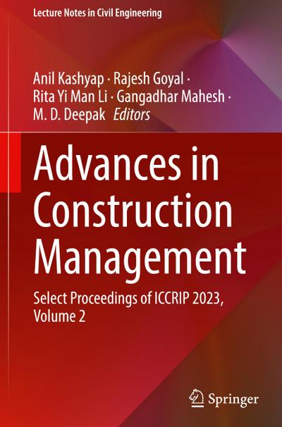 Advances in Construction Management