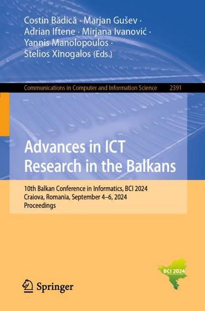 Advances in ICT Research in the Balkans