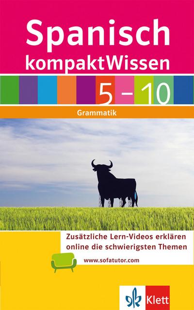 Klett kompakt Wissen Spanisch Klasse 5-10, m.  Buch, m.  Online-Zugang
