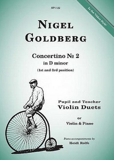 Concertino in d Minor no.2 in the olden Style no.2for 2 violins (violin and piano)