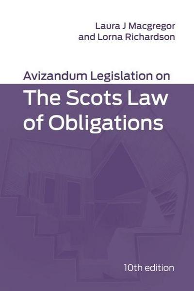 Avizandum Legislation on the Scots Law of Obligations