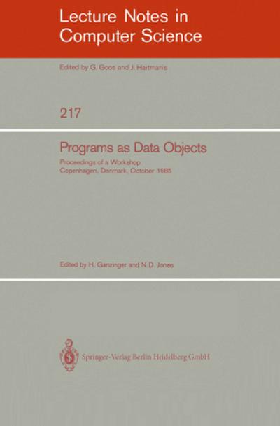 Programs as Data Objects
