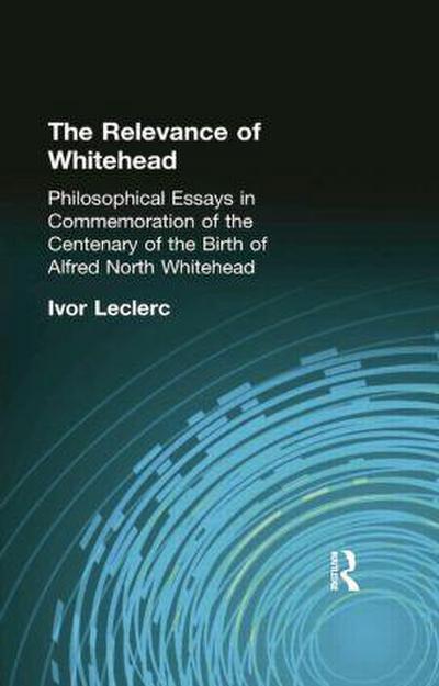 The Relevance of Whitehead
