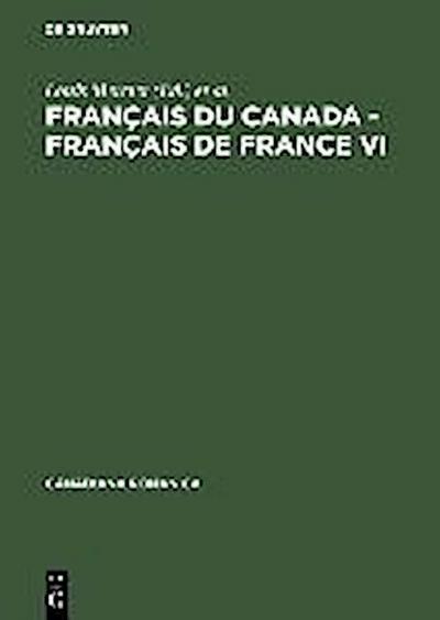 Français du Canada - Français de France VI