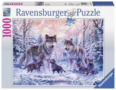 Arktische Wölfe. Puzzle 1000 Teile