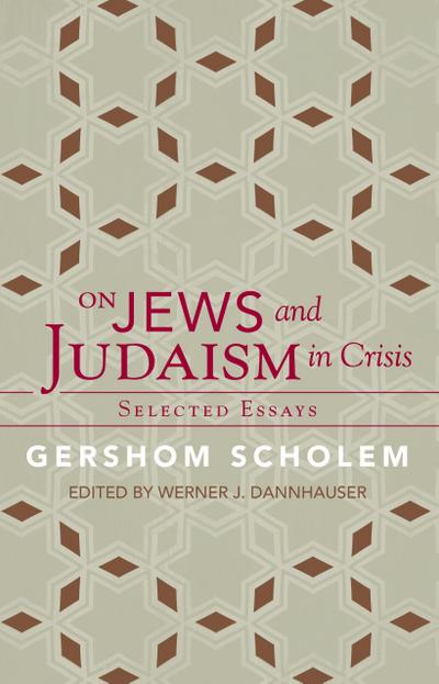 On Jews and Judaism in Crisis