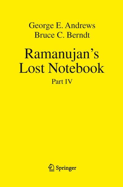 Ramanujan’s Lost Notebook
