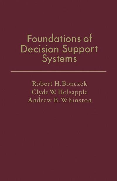 Foundations of Decision Support Systems