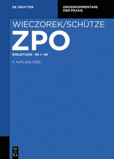 Einleitung; §§ 1-49