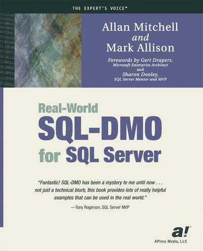 Real-World Sql-Dmo for SQL Server