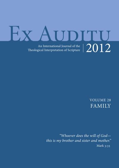 Ex Auditu - Volume 28