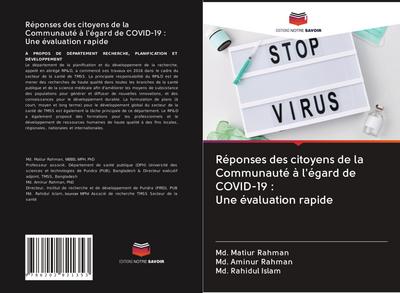 Réponses des citoyens de la Communauté à l’égard de COVID-19 : Une évaluation rapide