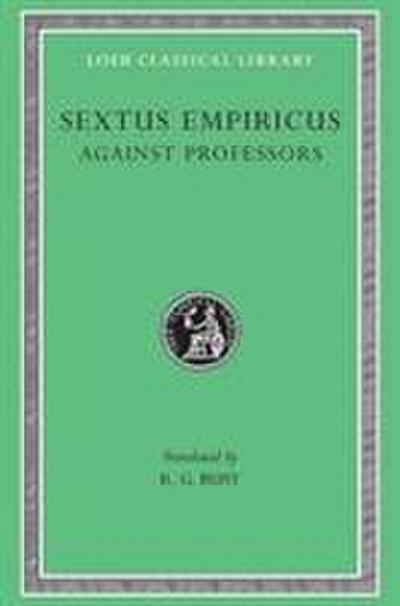 Sextus Empiricus: Against Professors