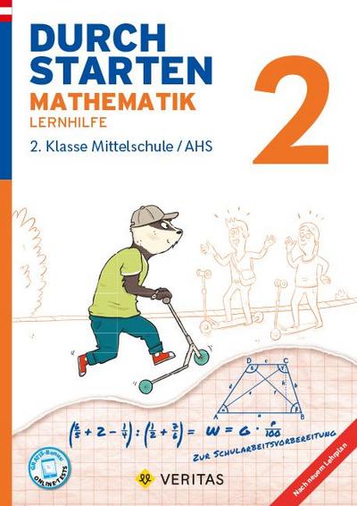 Durchstarten 2. Klasse - Mathematik Mittelschule/AHS - Lernhilfe