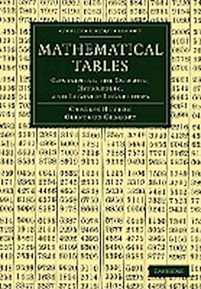 Mathematical Tables - Charles Hutton