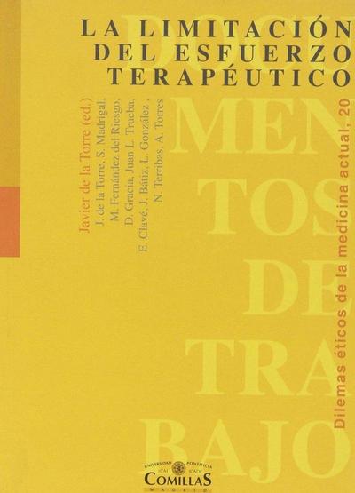 La limitación del esfuerzo terapéutico