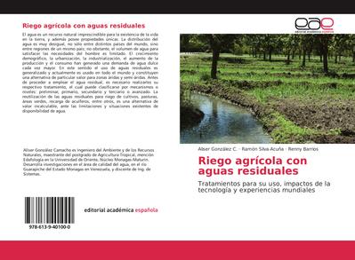 Riego agrícola con aguas residuales