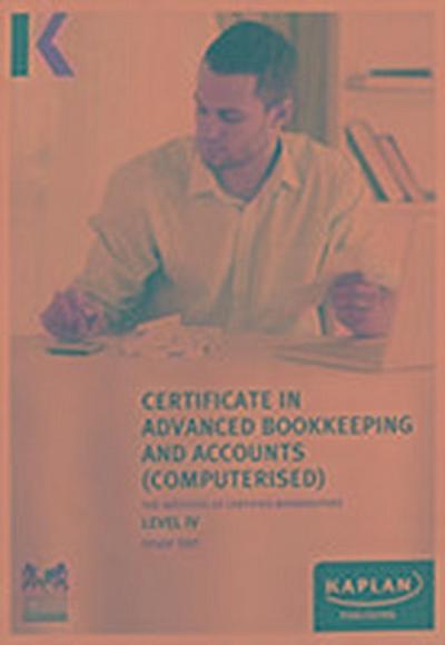 ICB STUDY TEXT LEVEL IV ADVANCED BOOKKEE