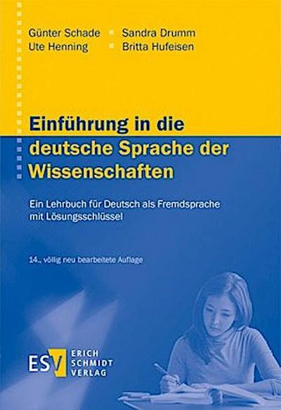 Einführung in die deutsche Sprache der Wissenschaften