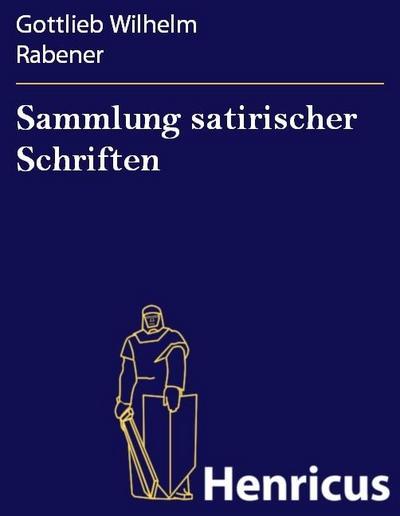 Sammlung satirischer Schriften