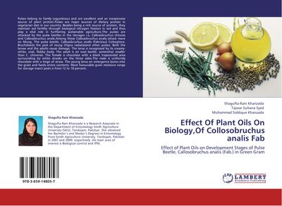 Effect Of Plant Oils On Biology,Of Collosobruchus analis Fab