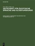 Festschrift Walther Wolf zum 70. Geburtstag, Heft 1/2