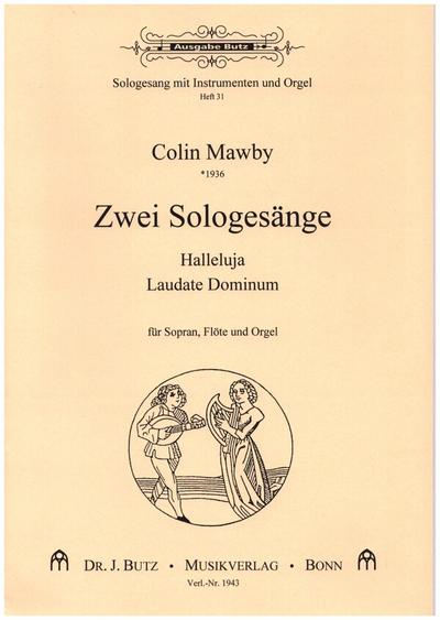 Halleluja  und Laudate Dominumfür Sopran, Flöte und Orgel